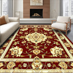 Intricate Floral Blossom Medallion Rug