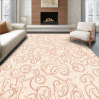 Scrollwork Dots Pattern Rug