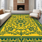 Ornate Floral Vine Tapestry Design Rug