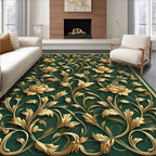 Embossed Floral Vine Pattern Rug