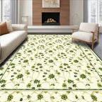 Delicate Floral Vine Pattern Runner Rug