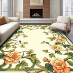 Art Nouveau Floral Vine Pattern Rug