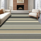 Modern Striped Linear Design Rug