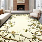Vines And Blossom Pattern Rug