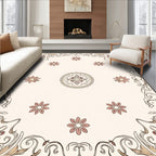 Ornate Floral Vine Patterned Rug