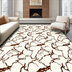 Abstract Organic Flow Pattern Rug
