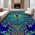 Psychedelic Eye Swirl Pattern Rug