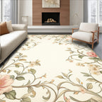 Soft Floral Vine Pattern Rug