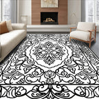 Ornate Floral Scrollwork Rug