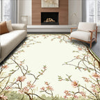 Whimsical Flowery Branches Pattern Rug