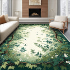 Enchanted Forest Birds and Blooms Rug