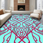 Geometric Contour Symmetry Design Rug