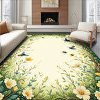 Whimsical Garden Life Fantasy Design Rug