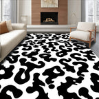 Abstract Organic Swirl Pattern Rug