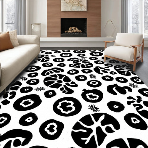 Abstract Organic 2-Tone Print Rug