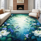 Whimsical Forest Floral Design Rug