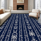 Ancient Style Stylized Nature Pattern Rug