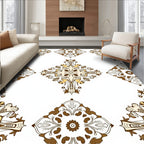 Intricate Floral medallion Pattern Rug