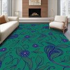 Art Nouveau Floral Vines Rug