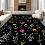 Floral Garden Print Rug