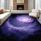 Galactic Swirl Nebula Pattern Rug