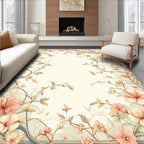 Vintage Floral Vine Garden Design Rug