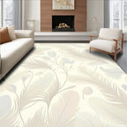 Feather Pattern Gentle Hues Rug