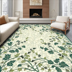 Vines And Leaves Detailed Pattern Rug