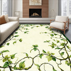 Vining Greenery Tropical Botanical Design Rug