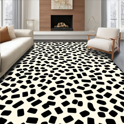 Abstract Dash Pattern Rug
