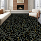 Vintage Botanical Vine Pattern Rug