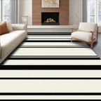 Classic Horizontal Stripe Pattern Design Rug