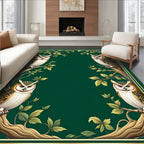 Woodland Owls On Branches Rug
