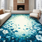 Enchanted Forest Floral Nature Rug