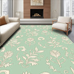 Vintage Floral Vine Art Nouveau Design Rug