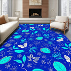Adept Leafy Floral Nature Design Rug