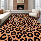 Bold Leopard Print Pattern Rug