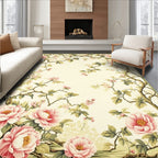 Ornate Floral Vine Pattern Rug