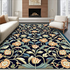 Ornate Floral Garden Pattern Rug