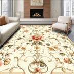 Vintage Floral Vine Pattern Rug