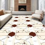 Cute Animal Sketch Pattern Rug