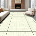 Subtle Grid Modern Geometric Rug