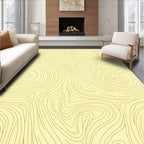 Abstract Swirl Contour Pattern Rug