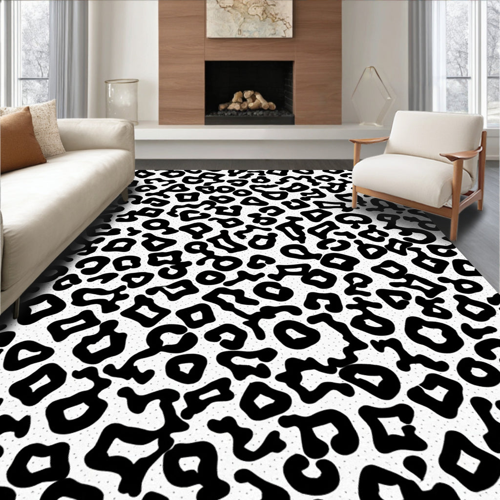 Bold Animal Print Pattern Runner Rug