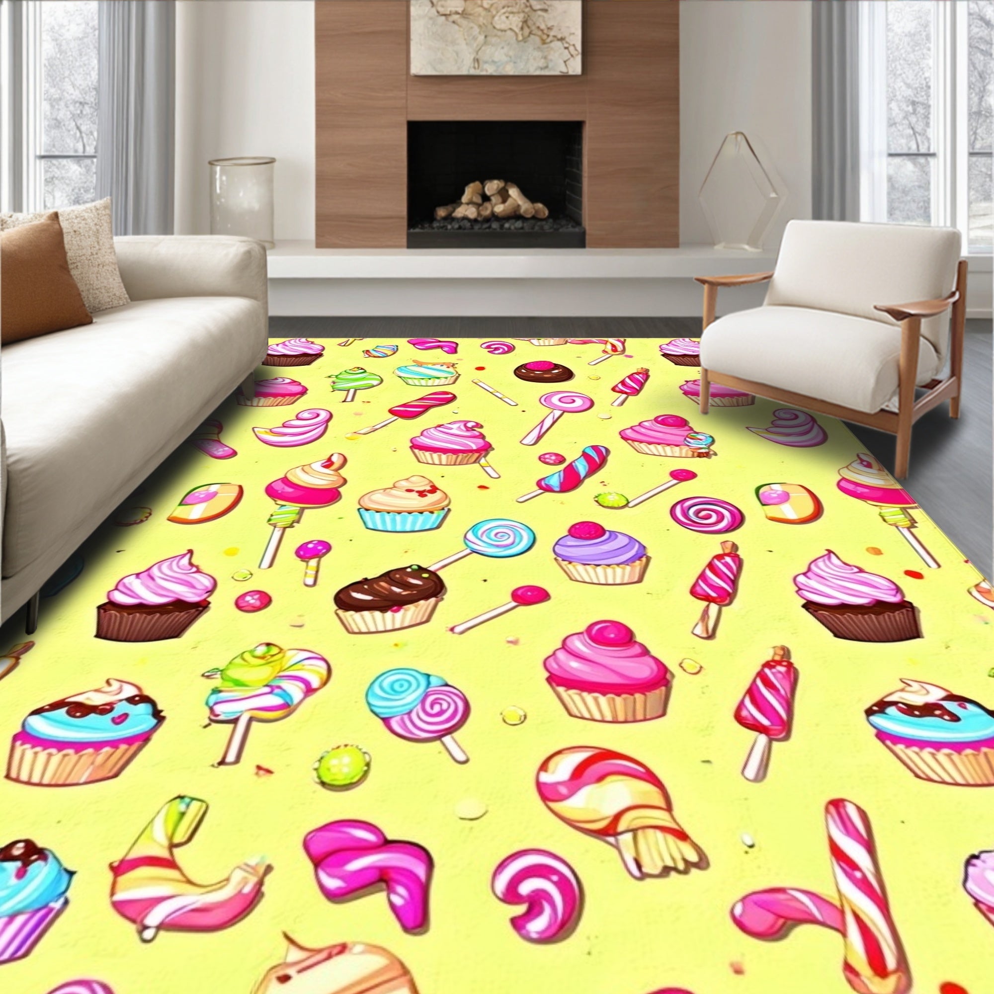 Sweet Confections Pattern Design Rug