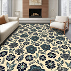 Chic Floral Nature Pattern Design Rug