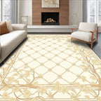 Vintage Floral Vine Lattice Rug