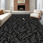 Mystical Moon Branch Pattern Rug