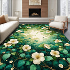 Enchanted Forest Floral Vines Rug