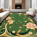 Elegant Floral Vine Inspired Rug